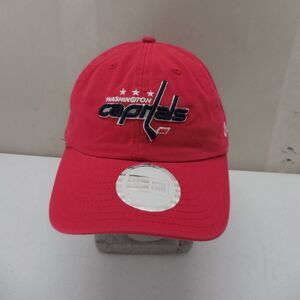 New Era Washington Capitals Cotton Flip Closure Hat Red NHL Hockey Ovechkin